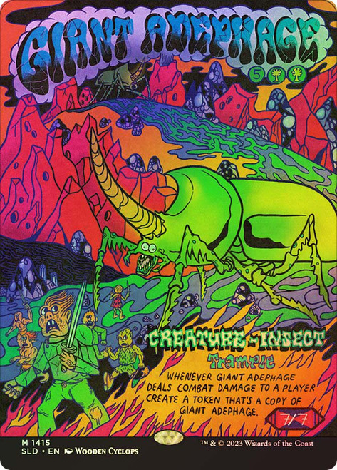 Giant Adephage (Secret Lair) (Hand Drawn)\nPromo: General\nSingle\nMagic The Gathering