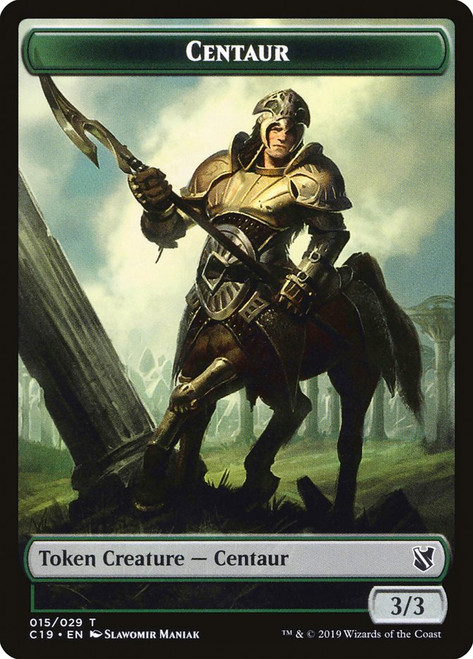 {Centaur Token} // {Egg Token}
Commander 2019
Single
Magic: The Gathering