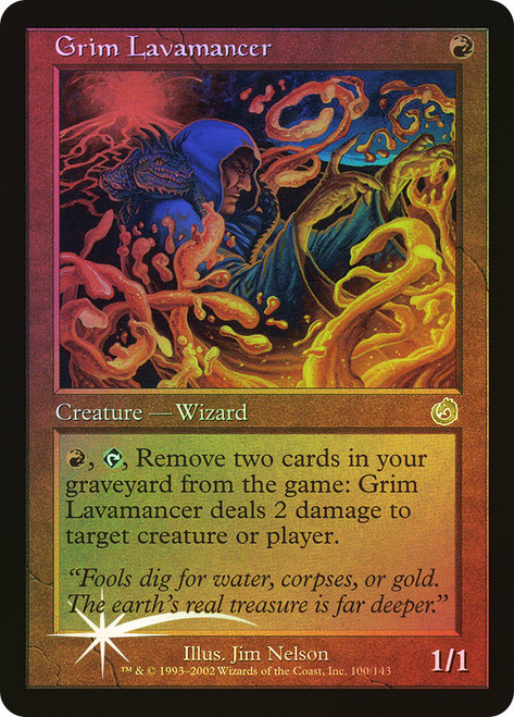mtg Foil 渋面の溶岩使い/Grim Lavamancer》[TOR 英語 Grim Lavamancer | Torment - Chinese - Simplified | Star City