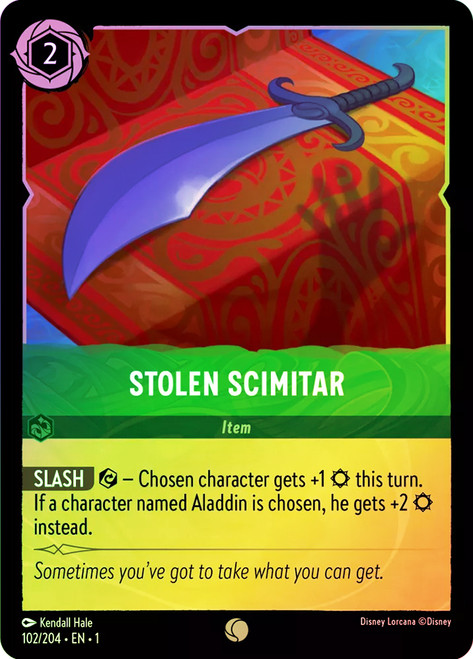 Stolen Scimitar