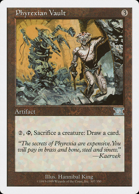 Phyrexian Vault\n6th Edition\nSingle\nMagic The Gathering