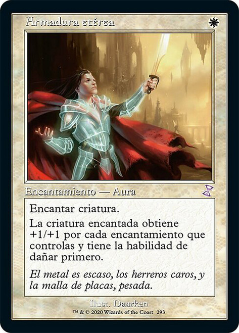 Ethereal Armor (Retro Frame)\nTime Spiral Remastered - Timeshifted - Spanish\nSingle\nMagic The Gathering