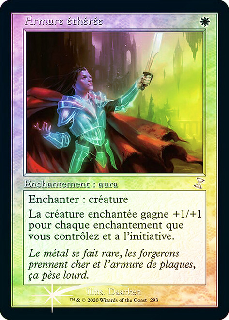 Ethereal Armor (Retro Frame)\nTime Spiral Remastered - Timeshifted - French\nSingle\nMagic The Gathering