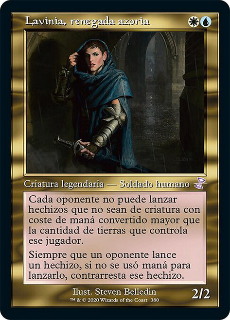 Lavinia, Azorius Renegade (Retro Frame)\nTime Spiral Remastered - Timeshifted - Spanish\nSingle\nMagic The Gathering