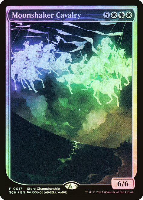 Moonshaker Cavalry (Store Championship) (Textless)\nPromo: General\nSingle\nMagic The Gathering