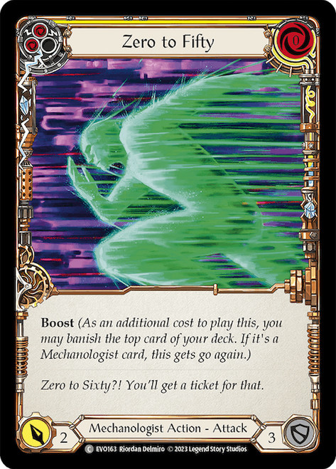 Zero To Fifty Yellow