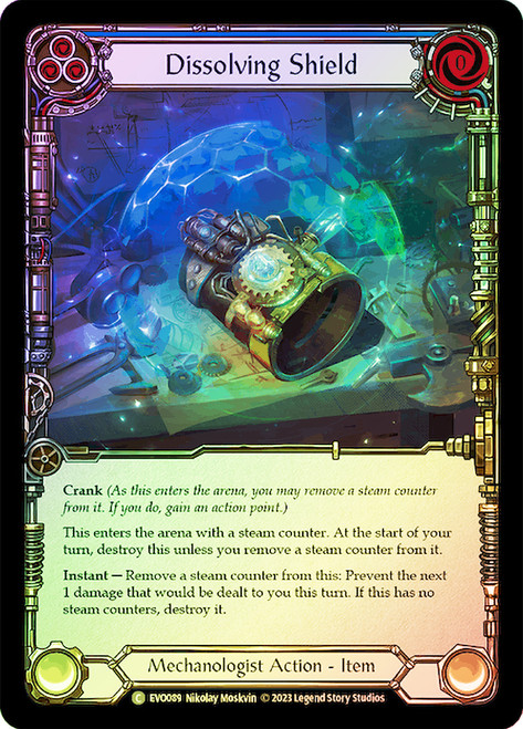 Dissolving Shield Blue