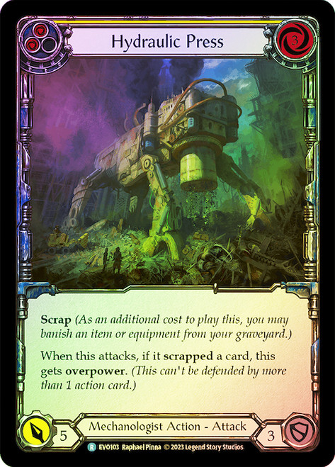 Hydraulic Press Yellow