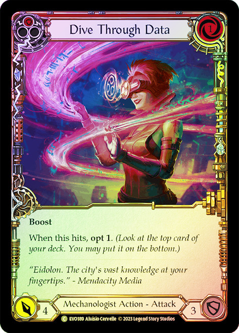 Dive Through Data Red