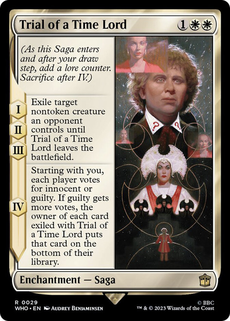 Trial of a Time Lord\nDoctor Who Commander\nSingle\nMagic The Gathering