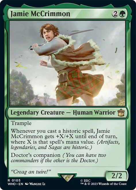 Jamie McCrimmon\nDoctor Who Commander\nSingle\nMagic The Gathering