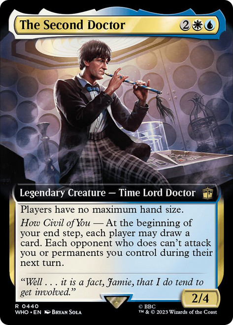 The Second Doctor (Extended Art)\nDoctor Who Commander - Variants\nSingle\nMagic The Gathering