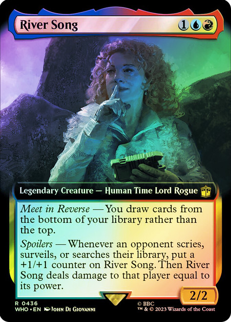 River Song (Extended Art)\nDoctor Who Commander - Variants\nSingle\nMagic The Gathering