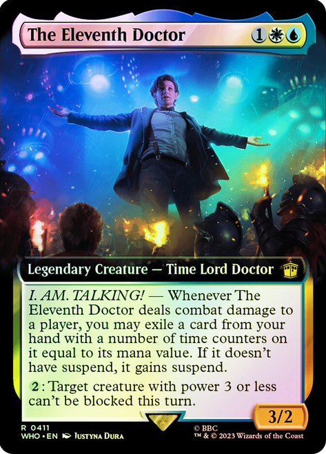 The Eleventh Doctor (Extended Art)\nDoctor Who Commander - Variants\nSingle\nMagic The Gathering
