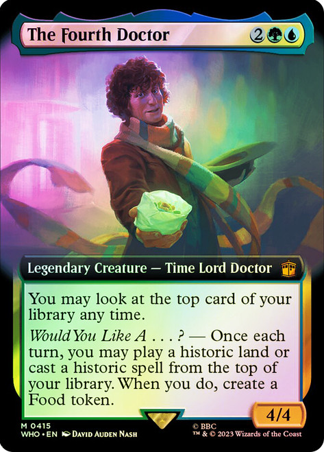 The Fourth Doctor (Extended Art)\nDoctor Who Commander - Variants\nSingle\nMagic The Gathering