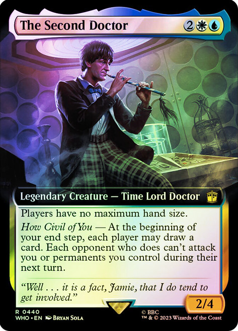 The Second Doctor (Extended Art)\nDoctor Who Commander - Variants\nSingle\nMagic The Gathering