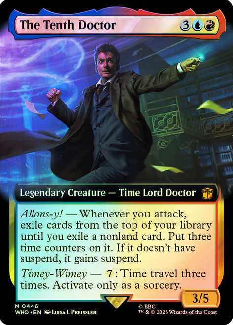The Tenth Doctor (Extended Art)\nDoctor Who Commander - Variants\nSingle\nMagic The Gathering