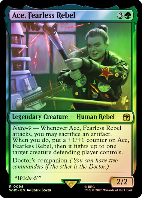 Ace, Fearless Rebel\nDoctor Who Commander\nSingle\nMagic The Gathering