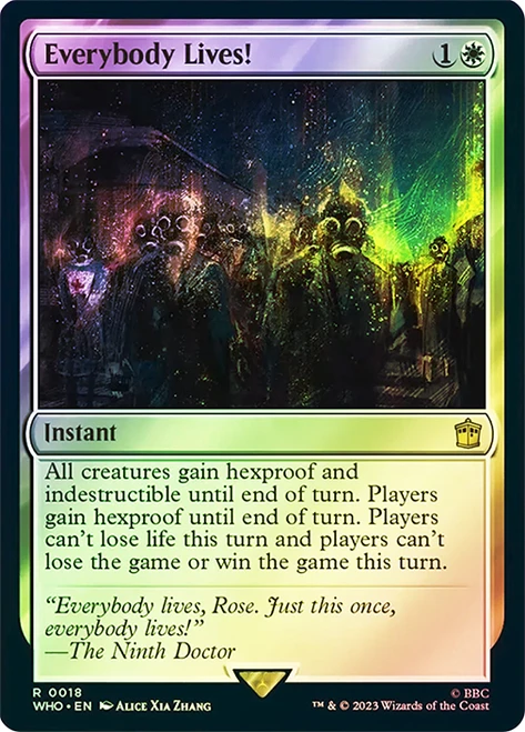 Everybody Lives!\nDoctor Who Commander\nSingle\nMagic The Gathering