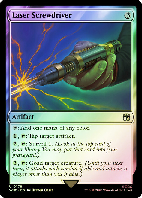 Laser Screwdriver\nDoctor Who Commander\nSingle\nMagic The Gathering