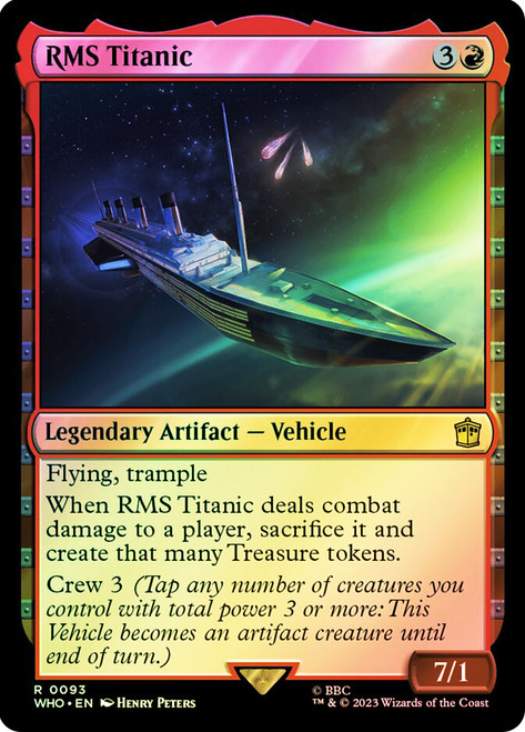 RMS Titanic\nDoctor Who Commander\nSingle\nMagic The Gathering