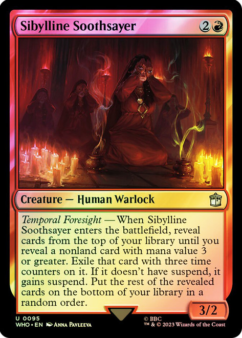 Sibylline Soothsayer\nDoctor Who Commander\nSingle\nMagic The Gathering