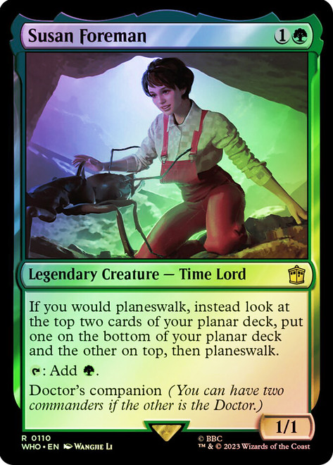 Susan Foreman\nDoctor Who Commander\nSingle\nMagic The Gathering
