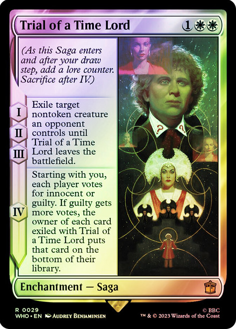 Trial of a Time Lord\nDoctor Who Commander\nSingle\nMagic The Gathering