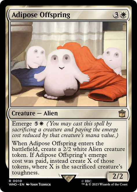 Adipose Offspring\nDoctor Who Commander\nSingle\nMagic The Gathering