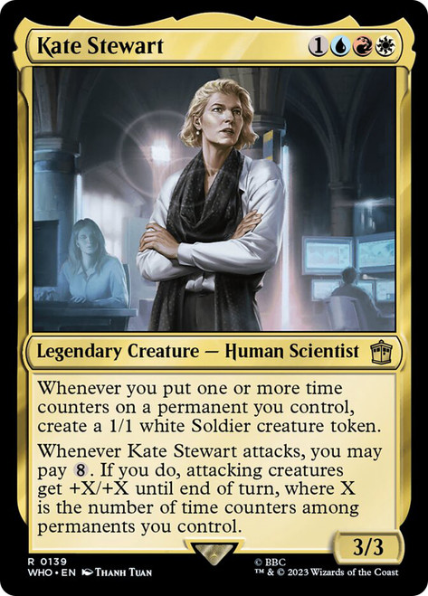 Kate Stewart\nDoctor Who Commander\nSingle\nMagic The Gathering