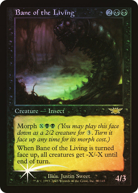 Bane of the Living\nLegions\nSingle\nMagic The Gathering