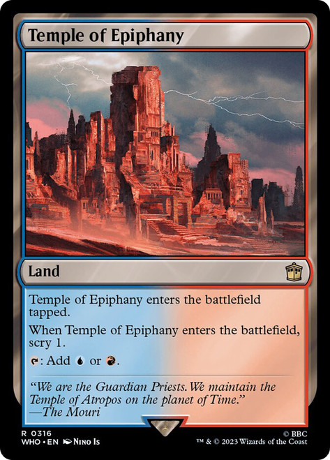 Temple of Epiphany\nDoctor Who Commander\nSingle\nMagic The Gathering