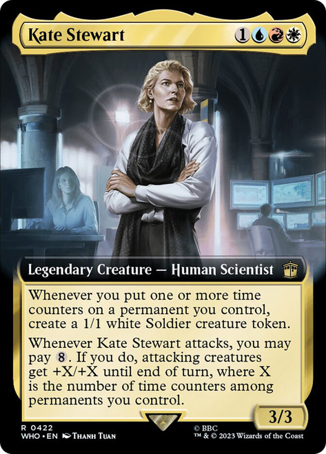 Kate Stewart (Extended Art)\nDoctor Who Commander - Variants\nSingle\nMagic The Gathering