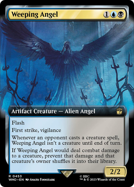 Weeping Angel (Extended Art)\nDoctor Who Commander - Variants\nSingle\nMagic The Gathering