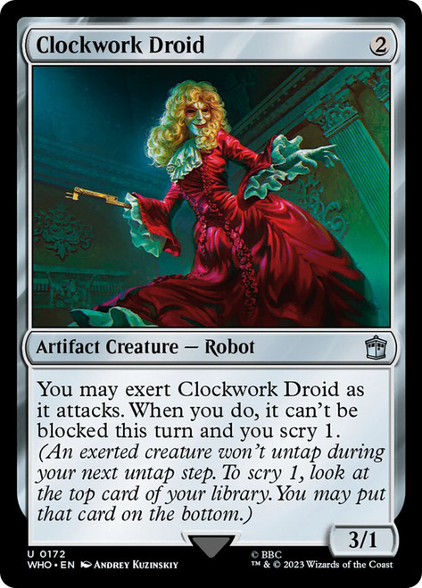 Clockwork Droid\nDoctor Who Commander\nSingle\nMagic The Gathering