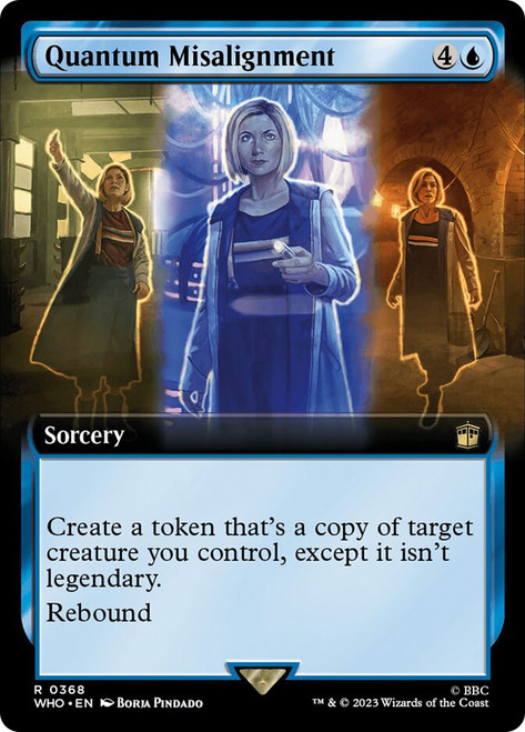 Quantum Misalignment (Extended Art)\nDoctor Who Commander - Variants\nSingle\nMagic The Gathering