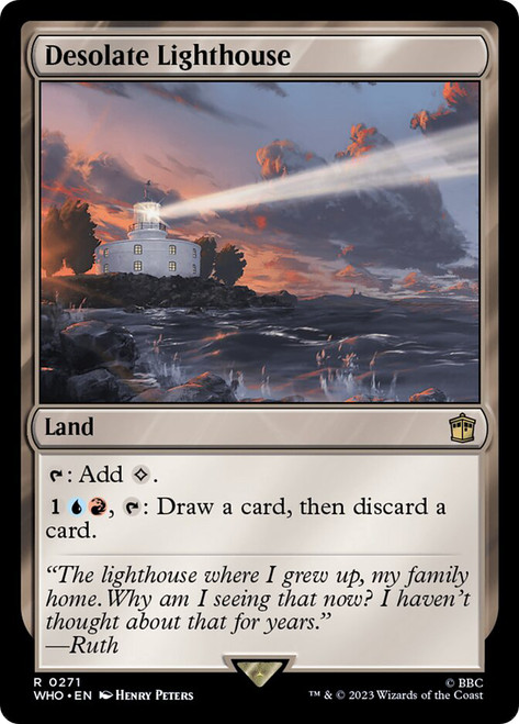 Desolate Lighthouse\nDoctor Who Commander\nSingle\nMagic The Gathering
