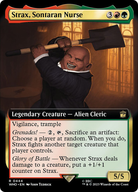 Strax, Sontaran Nurse (Extended Art)\nDoctor Who Commander - Variants\nSingle\nMagic The Gathering