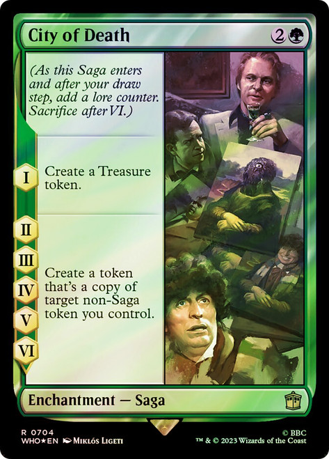 City of Death (Surge Foil)\nDoctor Who Commander - Alternate Foil\nSingle\nMagic The Gathering
