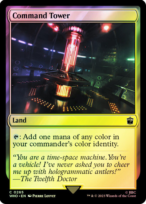 Command Tower (#265)\nDoctor Who Commander\nSingle\nMagic The Gathering