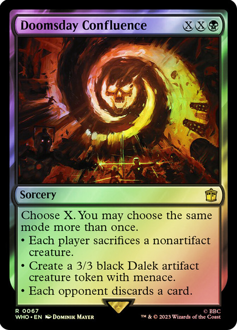Doomsday Confluence\nDoctor Who Commander\nSingle\nMagic The Gathering
