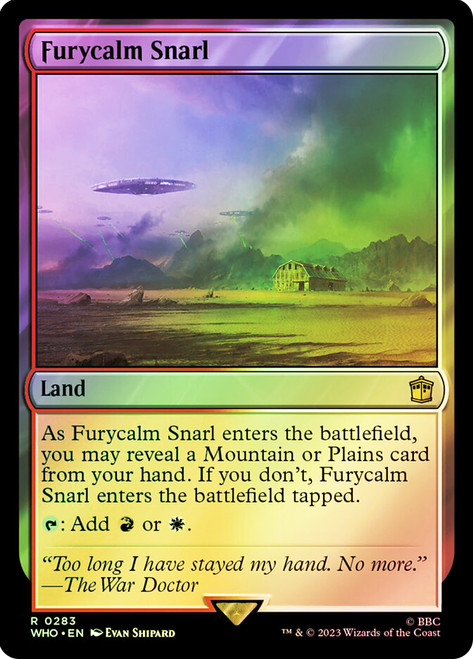 Furycalm Snarl\nDoctor Who Commander\nSingle\nMagic The Gathering