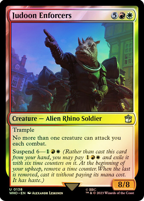 Judoon Enforcers\nDoctor Who Commander\nSingle\nMagic The Gathering