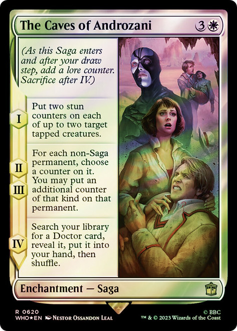 The Caves of Androzani (Surge Foil)\nDoctor Who Commander - Alternate Foil\nSingle\nMagic The Gathering