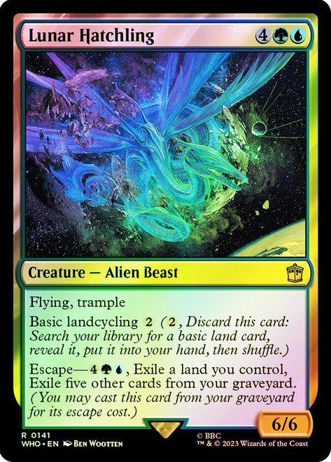 Lunar Hatchling\nDoctor Who Commander\nSingle\nMagic The Gathering