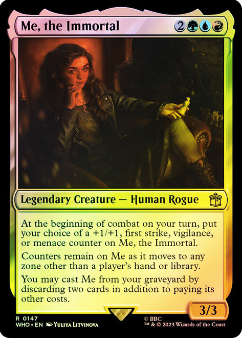 Me, the Immortal\nDoctor Who Commander\nSingle\nMagic The Gathering