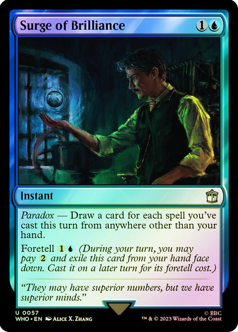 Surge of Brilliance\nDoctor Who Commander\nSingle\nMagic The Gathering