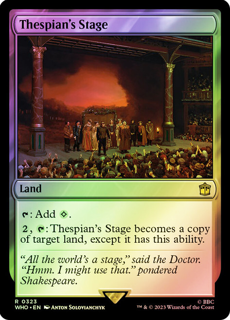 Thespian's Stage\nDoctor Who Commander\nSingle\nMagic The Gathering