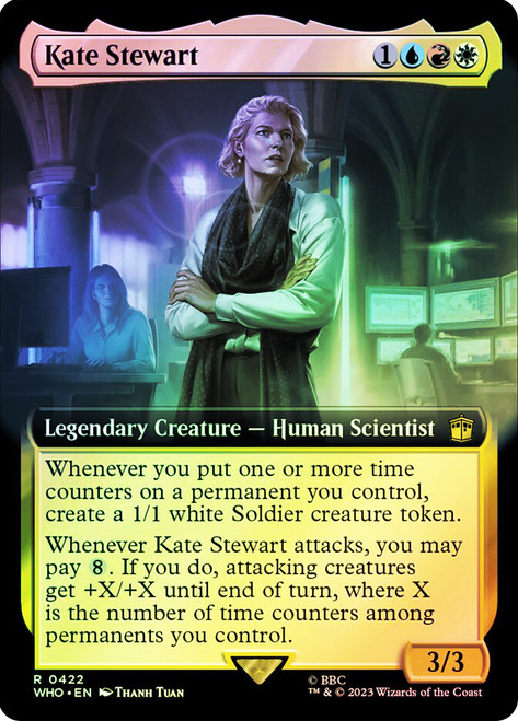 Kate Stewart (Extended Art)\nDoctor Who Commander - Variants\nSingle\nMagic The Gathering