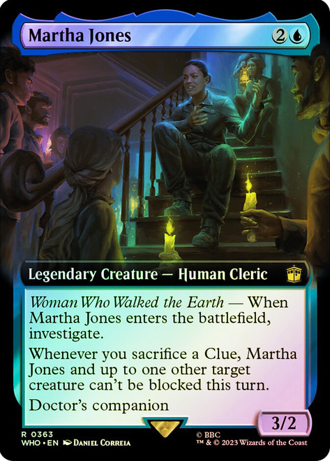 Martha Jones (Extended Art)\nDoctor Who Commander - Variants\nSingle\nMagic The Gathering